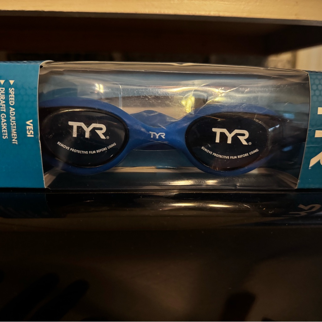 Tyr Navy Swim Goggles